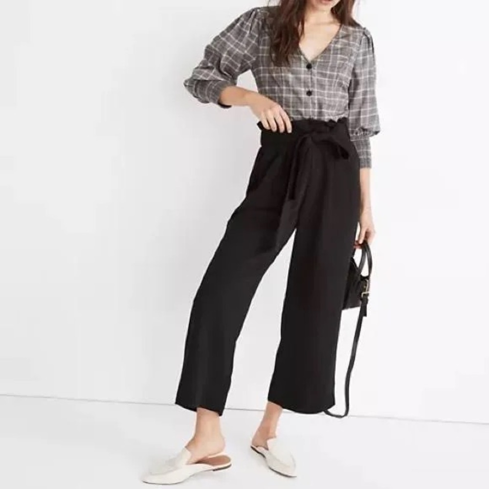 Madewell Black Trouser Pants